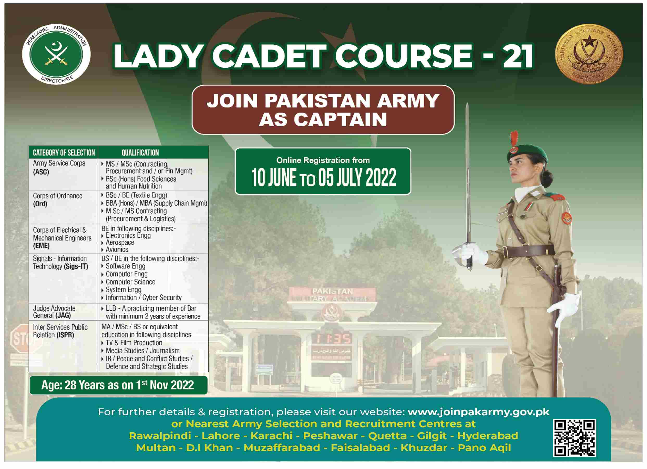 Join Pakistan Army